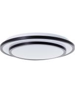 Brilliant Plafonniere Luciano zwart 34cm 4004353426490