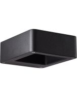 Brilliant Wandlamp Golda zwart 12cm 4004353349256