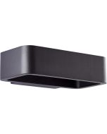 Brilliant Wandlamp Golda zwart 22cm 4004353349263