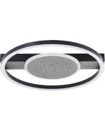 Brilliant Plafonniere Reno zwart 37cm 4004353428364