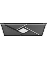 Brilliant Plafondlamp Hardy zwart 71cm 4004353463112