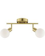 Brilliant Plafondspot Jorge messing 42cm 4004353468100