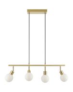 Brilliant Hanglamp Jorge messing 78cm 4004353468087