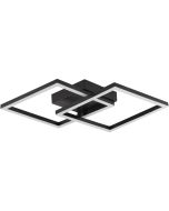 Brilliant Plafondlamp Kaleo zwart 41cm 4004353458569