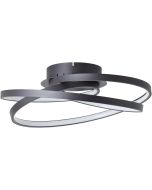 Brilliant Plafondlamp Labyrinth zwart 40cm 4004353396021