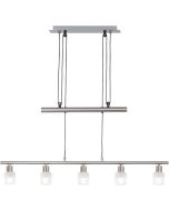 Brilliant Hanglamp Lea chroom 90cm 4004353194283