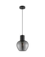 Brilliant Hanglamp Ligari rookglas 23cm 4004353462641