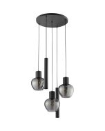 Brilliant Hanglamp Ligari rookglas 68cm 4004353461286