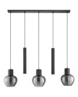 Brilliant Hanglamp Ligari rookglas 123cm 4004353461293