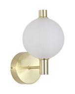 Searchlight Wandlamp Luminique messing 27cm 5053423297170