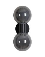 Searchlight Wandlamp Luminsphere zwart 28cm 5053423297415