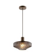 Brilliant Hanglamp Lyn koffie 28cm 4004353476990