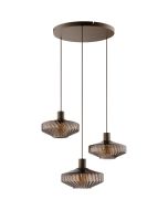 Brilliant Hanglamp Lyn koffie 69cm 4004353477003