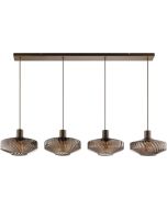 Brilliant Hanglamp Lyn koffie 130cm 4004353477010