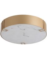 Searchlight Plafondlamp Marmo goud 35cm 5053423327945