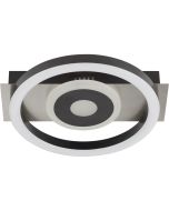 Brilliant Plafondlamp Maureen zwart 22cm 4004353463013