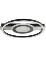 Brilliant Plafondlamp Maureen zwart 39cm 4004353463020