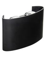 Searchlight Buitenwandlamp Menton matzwart 12cm 5053423329086