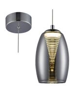 Brilliant Hanglamp Metropolis gerookt 12cm 4004353284502