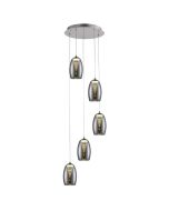 Brilliant Hanglamp Metropolis gerookt 33cm 4004353284540