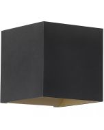 Searchlight Wandlamp Newton zwart/goud 10cm 5053423285092