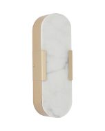 Searchlight Wandlamp Opaline goud 35cm 5053423300733