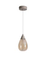 Searchlight Hanglamp Pear zand 15cm 5053423325668