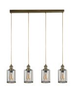 Searchlight Hanglamp Pipes brons 77cm 5053423136639