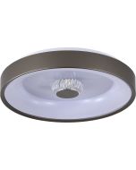 Searchlight Plafonniere Polka koffie 39cm 5053423304366