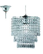 Trio  Hanglamp Orient chroom 25cm 4017807149289