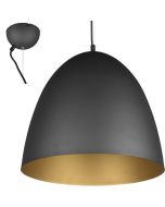 Trio  Hanglamp Tilda zwart 40cm 4017807522389