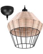 Trio  Hanglamp Bork rotan 30cm 4017807556780