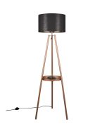 Trio  Vloerlamp Colette koffie 153cm 4017807574555