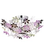 Trio  Plafondlamp Flower acrylglas 49cm 4017807233995