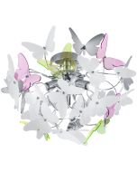 Trio  Plafondlamp Butterfly acryl 45cm 4017807380323