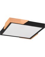 Trio  Plafonniere Meta zwart 31cm 4017807541380