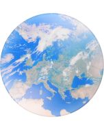 Trio  Plafonniere Terra blauw 37cm 4017807600636