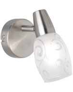 Trio  Spot Colmar staal 8cm 4017807305364