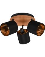 Trio  Spot Tommy zwart-goud 46cm 4017807542585