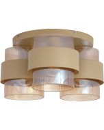 Searchlight Plafondlamp Royal zand 42cm 5053423326603