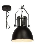 Brilliant Hanglamp Salford zwart 23cm 4004353256547