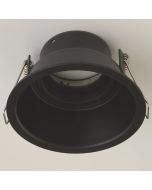 Searchlight Inbouwspot Slim Trim IP65 zwart ZM90 D100mm 5053423317519