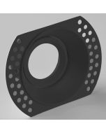 Searchlight Inbouwspot Slim Trimless zwart ZM85 D85mm 5053423293615