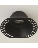 Searchlight Inbouwspot Slim Trimless zwart ZM90 D100mm 5053423317526