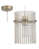 Searchlight Hanglamp Swizzle goud 20cm 5053423302515