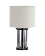 Searchlight Tafellamp Swizzle zwart 40cm 5053423302577