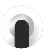 Searchlight Wandlamp Target zwart 23cm 5053423302010