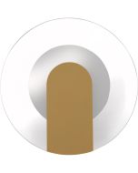 Searchlight Wandlamp Target goud 23cm 5053423302003