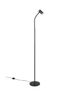 Trio  Leeslamp Taryn zwart 141cm 4017807685756
