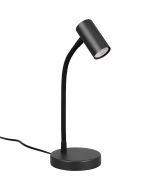 Trio  Bureaulamp Taryn zwart 36cm 4017807685718